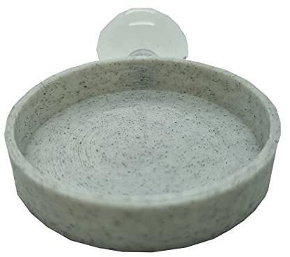 Futter-Schale mit Saugnapf Garnelen Futter Sticks (Marmor-Optik)