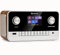 Auna Radio für Küche & Bad, Aufladbares DAB-Radio, DAB Plus Radio mit Bluetooth, Radio Batteriebetrieben mit DAB/DAB+/FM, TFT Display, Wecker, 5h Betrieb, Retro-Radio Klein, Radio mit Netzstecker 15W