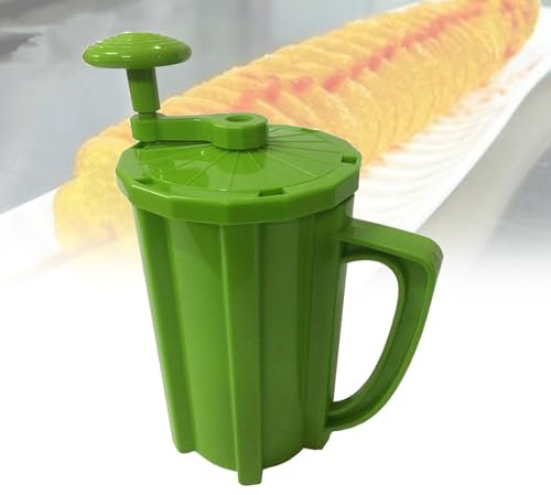 Spiraliseur de légumes, coupe-pommes de terre de qualité commerciale pour frites bouclées, pommes de terre Tornado et Zoodler, coupe-pommes de terre à 3 lames, base antidérapante