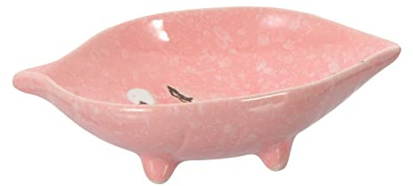 COLLBATH Small Animal Ceramic Food Bowl Hamster Food Dish Delicate Feeding Bowl for Squirrel