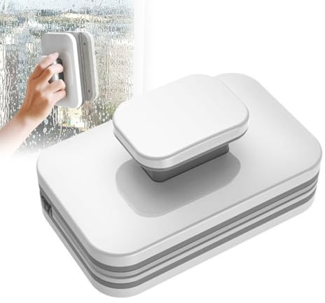 Outil de nettoyage de pare-brise magnétique Nettoyeur de vitres double magnétique réglable Essuie-glace magnétique for vitres Outil de nettoyage de vitres magnétique Nettoyeur de vitres for vitres de