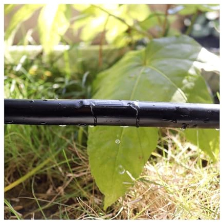 UZAMIRLEX Tubi per irrigazione a Goccia, Nastro antigoccia a 2 Fori da 16 mm, 20 m, 0,2 mm, spaziatura tra i Fori da 10 a 40 cm for Serre agricole(Space 10cm)