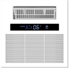 Standventilator, Lüftungsventilator, ultradünn, 6 cm, für Küche und Badezimmer, integrierter Deckenventilator, 30 x 30 cm, Lüftungsventilator, Badezimmer-Abluftventilator