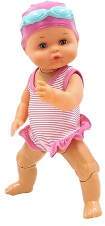 Baby Doll for Pool Battery-Powered Floating | Bath Time Baby Doll - Floating Bathtub Shower Toy for Boys Girls Home Water Birthday Nursery Pool Outdoor Travel Indoor Beach