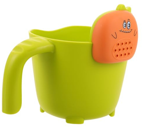 DECHOUS Tasse de Rinçage Garçon Fille Ergonomique pour Bain et Lavage Cheveux Poignée Confortable Design Cartoon Mignon pour Garçons et Filles Accessoire Multifonctionnel pour Toilette