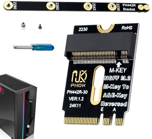 Scheda Di Espansione Per Disco Rigido,Scheda Riser Inverso | Interfaccia WIFI Per Espansione Del Disco Rigido Con Slot M - Per Manutenzione Del Computer Portatile PC Desktop E Schede Base
