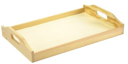 Plateau traditionnel avec anses - 30 x 20 cm