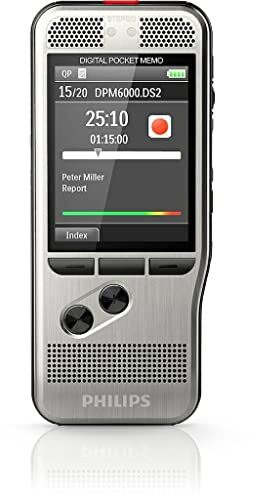 Digital Pocket Memo® DPM6000, Drucktasten, 53mm breit, Tiefe 15mm