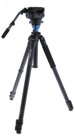 Benro C3573FS6 - Trípode Digital (3 pies, 6 kg, 3 pies, 186 cm, Negro, 44 cm), Color Negro