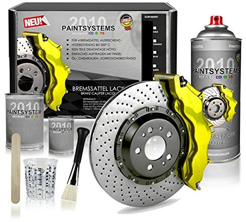 Bremssattel Lackset gelb 6-teilig