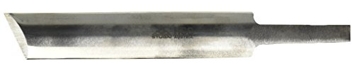 STUBAI Oval-Drehmeißel 5928 ohne Heft, schräg 35 mm – HSS, automatische Schneidhaltung, ideal für Rundformen & Einsteiger