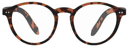 Foxmans™ Blue Light Blocking Glasses for Men & Women | Computer, Gaming & Screen Glasses | Anti Eye Strain, Sleep, Headaches | Non-Prescription | UK Brand | Lennon Everyday Lens (Tortoiseshell)