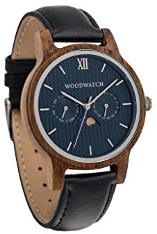 WoodWatch Typhoon Jet | Holzuhren für herren - armbanduhr holz männer Premium | Wood watch for man | umweltfreundliches Produkt, wir pflanzen 1 Baum für jede Uhr