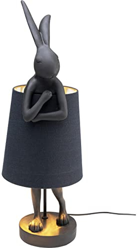 Kare Design Tischlampe Animal Rabbit, schwarz, 68x23x26cm (H/B/T)