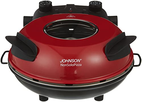 Non Solo Pizza Forno Pizza 1200W, 32 cm diametro, Termostato regolabile Max 400°