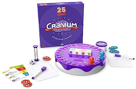 Funko Cranium - Revamped 25th Anniversary Edition - 4+ Players - Ages 12 and Up - More than 800+ New Questions - Unscramble, Sculpt, Draw, and more - Family Party Game - Board Game for Game Nights