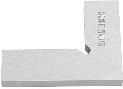 Changor Carré de Charpentier, Equerre Charpentier Outil de Marquage carré de Machiniste de Haute Précision de 50x40mm à 90 Degrés pour Mécanicien