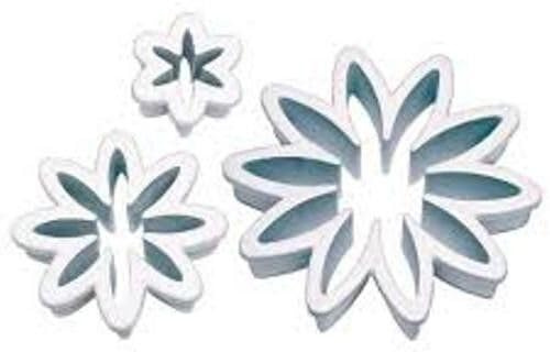 Daisy Flower Cutters x 3 Icing Fondant SUGARCRAFT Cake Decorating Tools from CFU UK