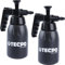 TECPO 2X Druckpumpzerstäuber 1L für Bremsenreiniger, Chemikalienbeständig, verstellbare Düse, 3 bar Druck, ergonomischer Griff, nachhaltiges Bio-PE, Pumpsprühflasche für Reinigung & Industrie