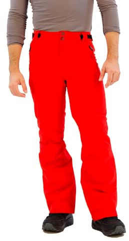 Rossignol Skihose – isolierte Herren Schneehose – wasserdichte Skihose für starken Schnee, Rot (Sports Red), 3XL