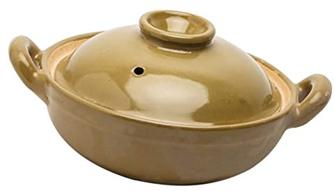 PRETYZOOM Cocotte En Argile 500 Ml Petite Taille Manche, Marmite Multifonctionnelle En Terre Cuite, Cuisson Saine Pour Usage Domestique Et Repas Quotidiens