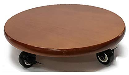 FQCXCKJ Carrello portavasi da Giardino, Carrello portavasi, Carrello portavasi in Legno (Resistente 30 cm)