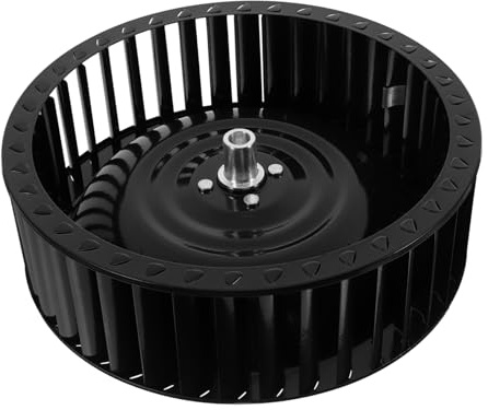 Black Metal Range Hood Fan Wheel Shaft Depth 27mm for Ventilation | Vent Hood Parts Accessories, Range Hood Accessories, Range Hood Motor Accessory, Easy Installation