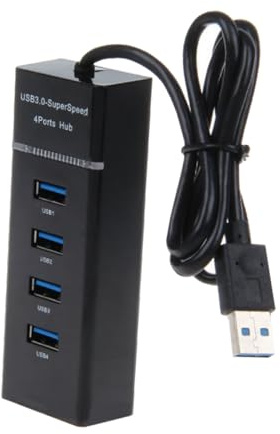 LRXIYODE Hub USB Portátil de Adaptador Multipuerto de Expansión para PC Concentrador USB y Compacto Compatible con Múltiples Dispositivos Fácil de Usar y Transportar