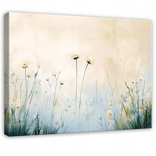 WallArena Leinwand Bilder 120x80 cm | Blumen, Leinwandbilder, Bild auf leinwand, Format: 120x80 cm (BxH) - einteilig auf Canvas Leinwand. Das Leinwand