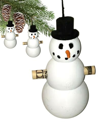 Jul silverhållare | bärbar snögubbe souvenir ölflaska | Roliga julprydnader | För, bilvägg, inomhus och utomhus, v-fest, Snowman, Se référer au descriptif, Se beskrivningen