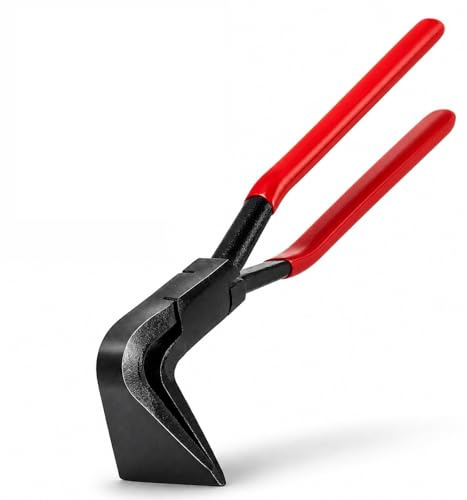 Pince à Plier 90°, Pince pliante à 90°, Largeur de la Mâchoire 60 mm | Pliante, Plate Plieuse Tole,pour plier et lisser les tôles, rouge