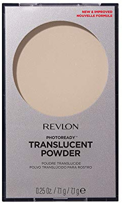 Revlon PhotoReady Blurring Face Powder Makeup, Longwear Medium-Full Coverage with Flawless Finish, Shine & Oil-Free, 001 Translucent, 0.25 oz