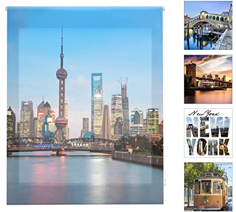 blindecor Roller Digital-Rollo, Bedruckt, durchscheinend Digital 130 x 180 cm