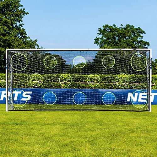 FORZA Torwand Zielnetz für Fußballtore Kinder & Erwachsene – Schussübungen im Garten & Verein – 9 Größenoptionen für Fußballtore – Robuste Trainingshilfe - Tor Nicht INBEGRIFFEN