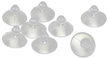 sourcing map Saugnapf-Puffer aus Gummi, transparent, fürs Zuhause, für Schreibtisch, Glas, 8 Stück de