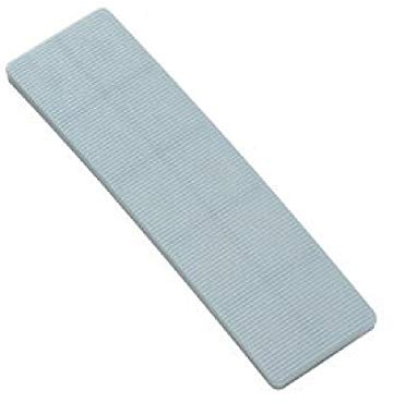 100 Pack Plastic Window & Glazing Packers, Spacers 4mm Grey, Assorted Thicknesses Window Packers for Versatile Use, Ideal for Dry Lining, Cladding, Flooring, Glazing, Levelling Glass & Frame Fixing