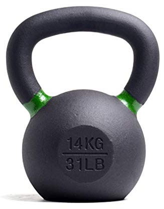 Kettlebells AGYH Schwarz Gusseisen, Muskelkrafttraining for Hauptgymnastik, 4 Kg / 6 Kg / 8kg / 10 Kg / 12 Kg / 14 Kg / 16 Kg / 18 Kg / 20 Kg / 24 Kg (Size : 14kg/30.8lb)