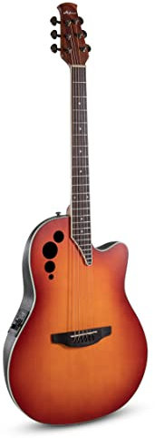 Applause Acoustic Guitar, AE48-1I, Honey Burst Stain