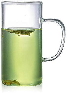 Jjoer Big Glass Mugs Double Walled Insulated Drinking Glasses With Handle Large Tea Cup Espresso Coffee Cups Purpose Wine Drinking Glassware For Espresso Cappuccino 85