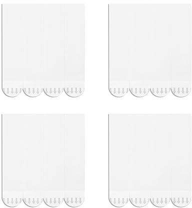 Karsbarwe 48 Pack Large Replacement Adhesive Strips Refill, Poster Strips, Damage-Free Hanging Strips for Wall Hooks, No Tools Removable Sticky Strips for Home, Office, and Dorm Decor, White Adhesive