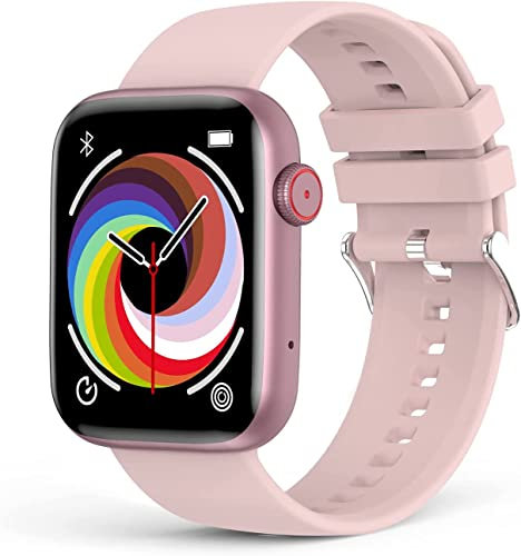 Smartwatch Herren Damen mit Telefonfunktion, 1,85'' Fitnessuhr Herren Damen mit Bluetooth Call Answer/Dail, IP67 Waterproof Smart Watch mit Herzfrequenz Blutsauerstoff Blutdruck für Android iOS