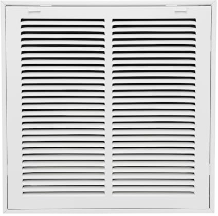 Howeall 14W x 14H [Duct Opening Size] Steel Return Air Filter Grille - Removable Face/Door for 1 inch Filters -HVAC Vent Cover Grill - White [Outer Dimensions: 16 5/8W X 16 5/8H]