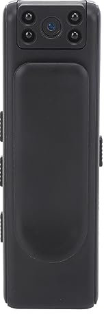 Mini Telecamera per il Corpo, Telecamera con Clip Posteriore HD 1080P con Registrazione Audio e Cideo, Telecamera Indossabile con Visione Notturna, Obiettivo Ruotabile di 90°, OTG