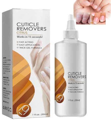 Cuticle Remover Cream,Instant Cuticle Care Gel,Supremely Gentle Cuticle Remover,Cuticle Remover,Nail Care Cuticle Revitalizing for Cuticle Softener & Moisturize Manicure Kit 30ML