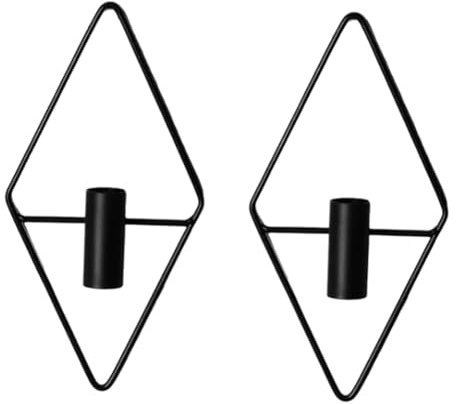 Booso Geometrischer Wand-Blumentopf, Rhombisch, Hängevase, langlebige Wandhalterung für Pflanzen, Hängekörbe, Blumenständer aus A