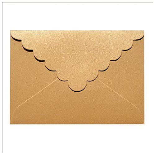 Grußkarte 10 Thanksgiving Umschlag Grußkarte Geburtstagsgeschenk Business Briefpapier Belohnung Partei Bürobedarf Grußkarte hochzeit (Size : Golden)