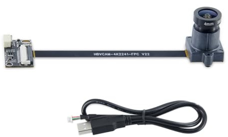HOOLRZI Professionelles USB-Kamera-Modul, Gesichtserkennung, IMX415-Chip, 3840 x 2160 Auflösung, Kompatibilität für WinXP Win7 Win8 Win10 4K Kameramodul für System