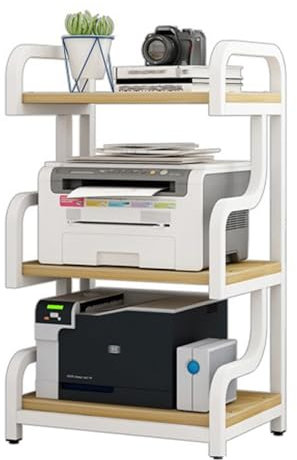 YHWKG Audio Rack Hi Fi Regal, Bodenstehendes Record Player Stand, Mit abgerundeten Ecken und verdickten Regalen, Belüfteter Phonoschrank, for Ecken und kleine Räume(Wit,23.6x37/60x94cm)