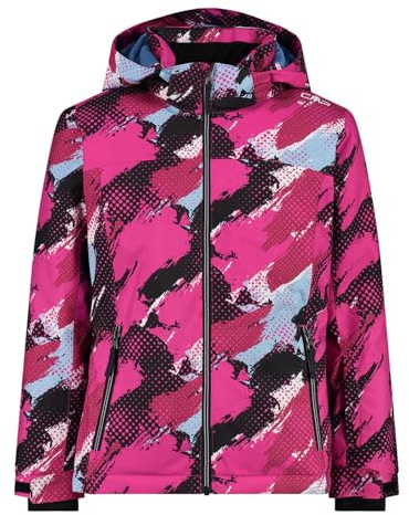CMP Kid G Jacket Snaps Hood Festival-Skylight - 152