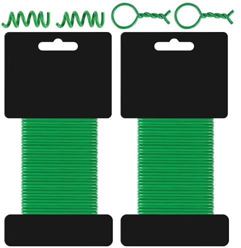 Alambre de 3 mm x 20 metros, resistente a los rayos UV, para entrenamiento de bajo estrés, alambre flexible para plantas trepadoras, rosas, arbustos frutales y flores ornamentales
